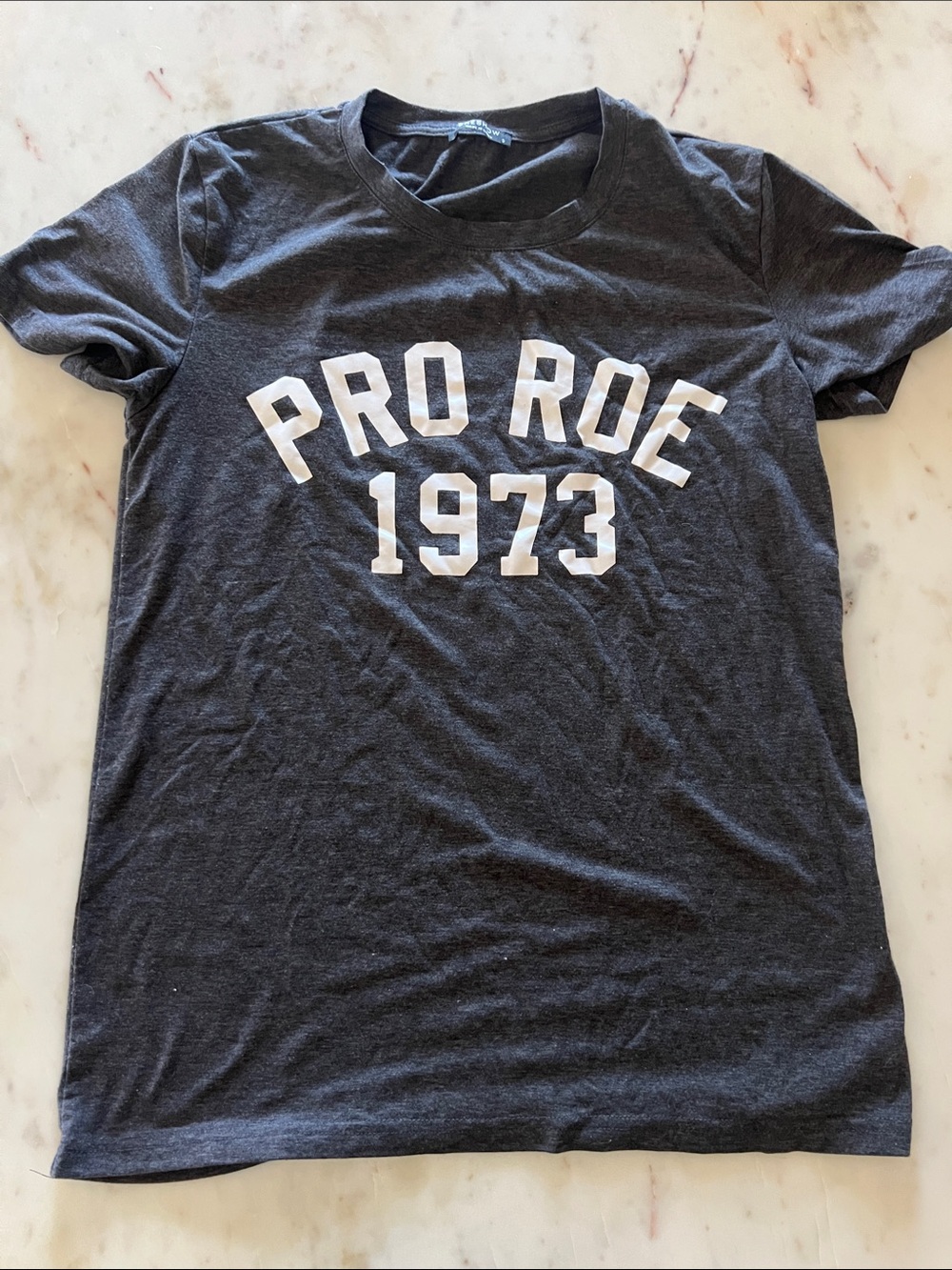 Pro Roe 1973 Women’s Charcoal Graphic Tee